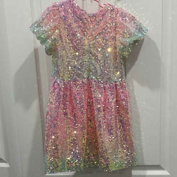 Lola + The Boys Glittering Multicolor Sequin Dress - Picture 4 of 4